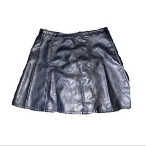 Leather skirt